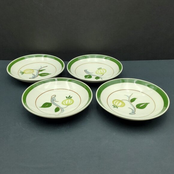 Blue Ridge Southern Potteries Forest Fruit Dessert Berry Fruit Bowls - Picture 1 of 5